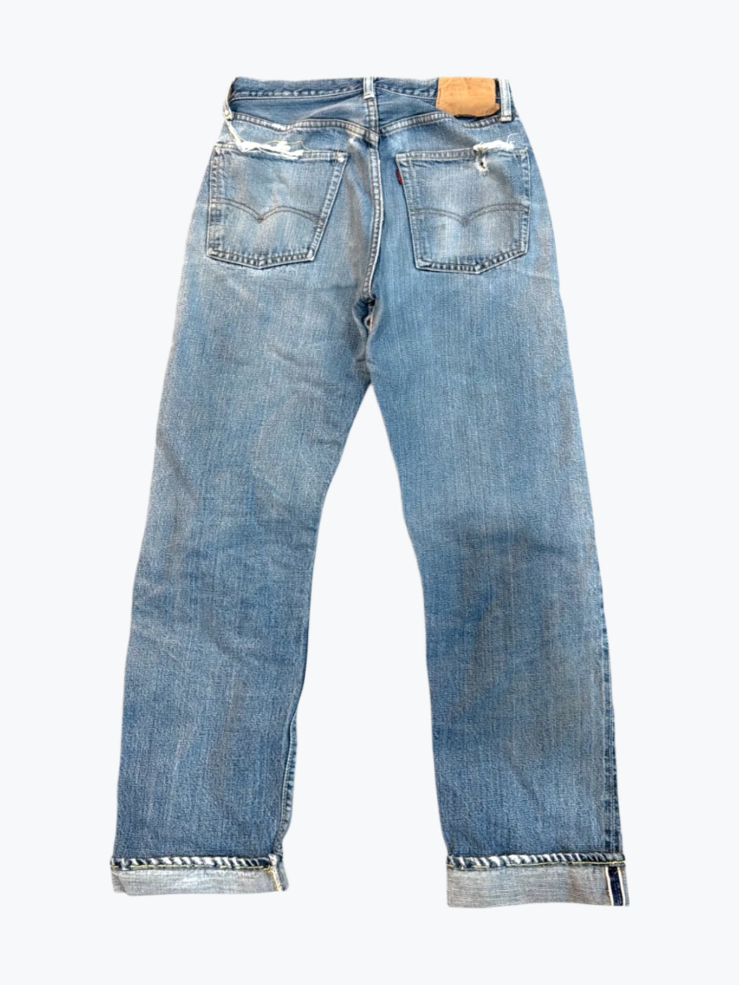 60's Levis 501 XX Big E V Stitch Selvedge Denim Redline vintage jeans 28 x 31 USA Vintage