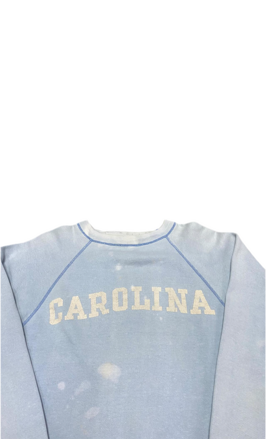 50's Champion Running Man Sun Faded Varsity Raglan