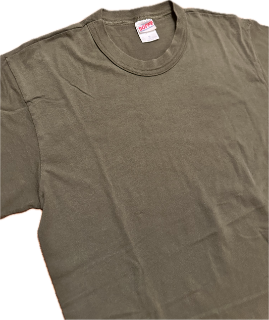 Soffe Blank Olive Green vintage T-Shirt