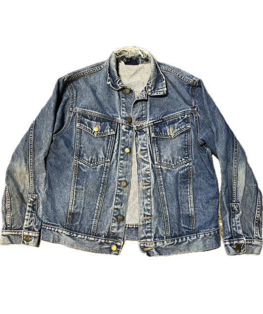 80's  Seattle Blues Vintage Denim Jacket- Medium Wash- M