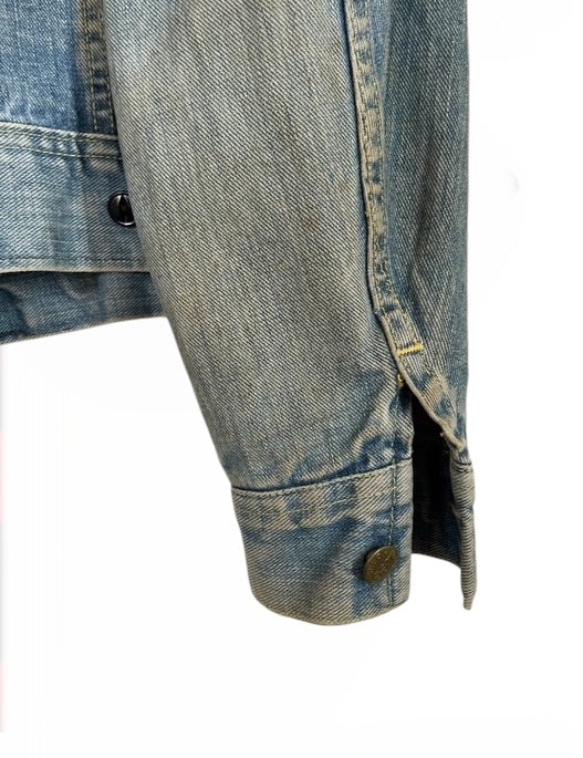 80s Lee sanforized denim trucker jacket