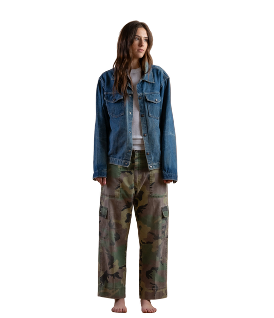 50s Madewell Sanforized Denim Trucker Jacket - L