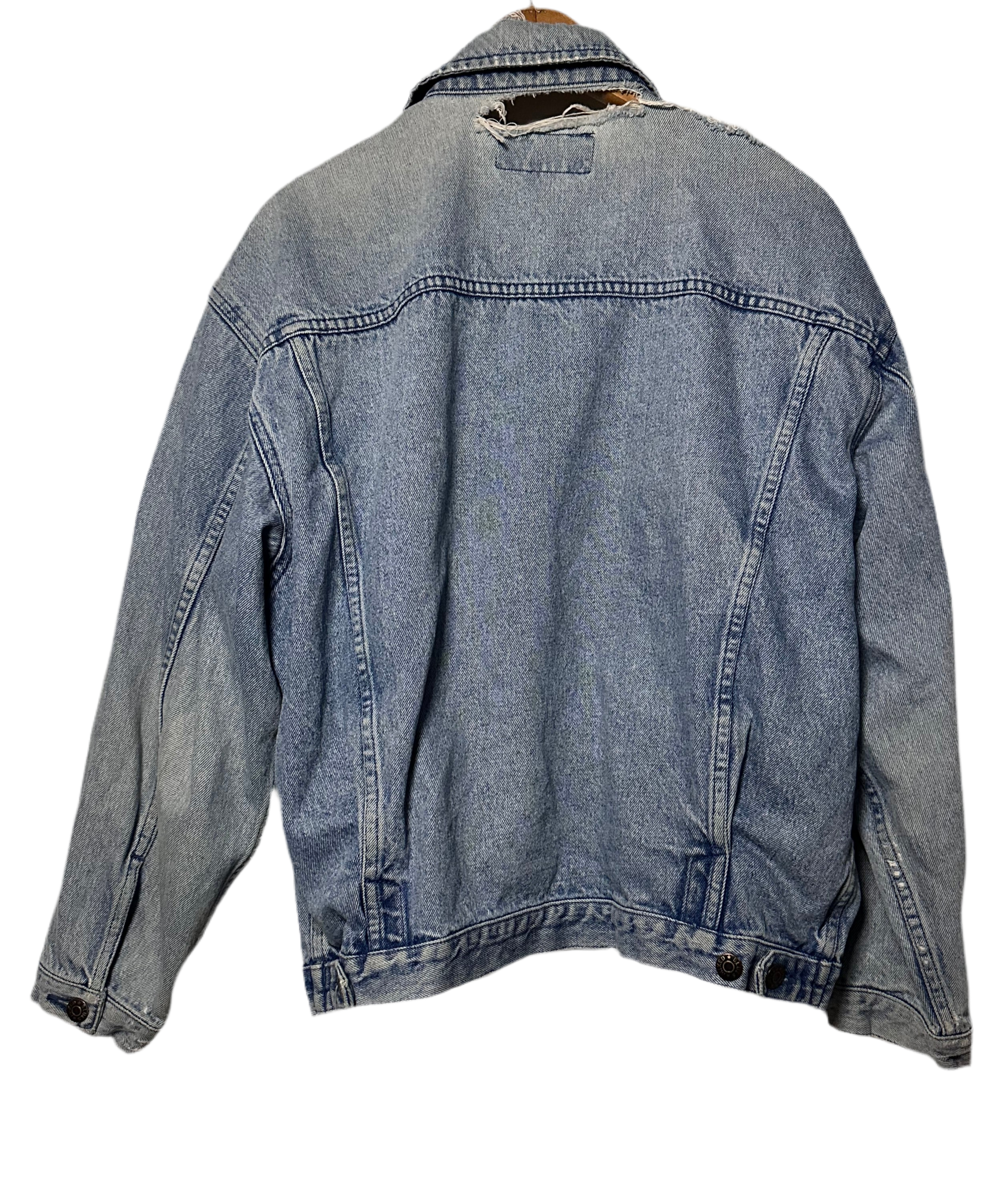 90s Mixed Blues Denim Jacket