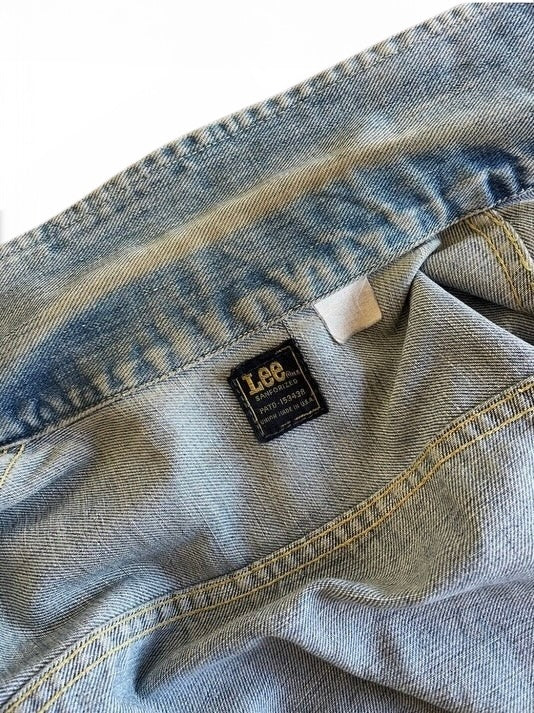80s Lee sanforized denim trucker jacket