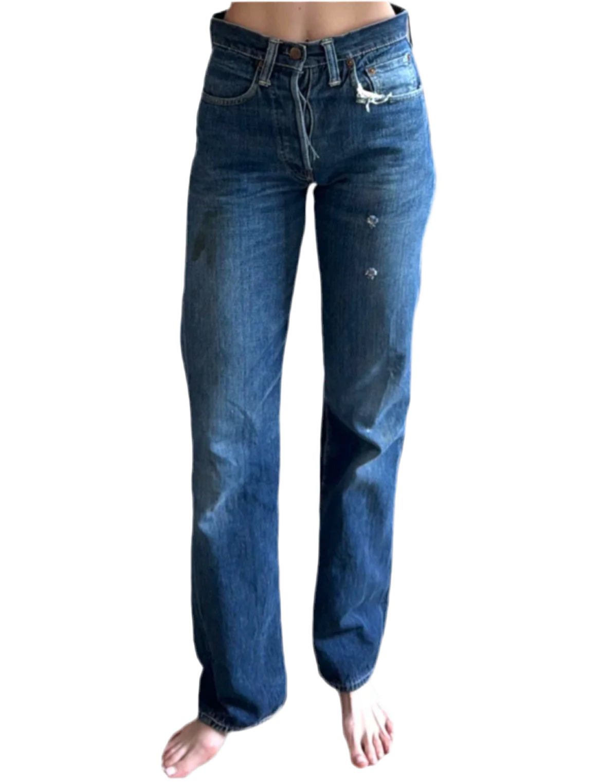 1945 Levi’s USA Big E selvedge denim redline 503B denim jeans (25)