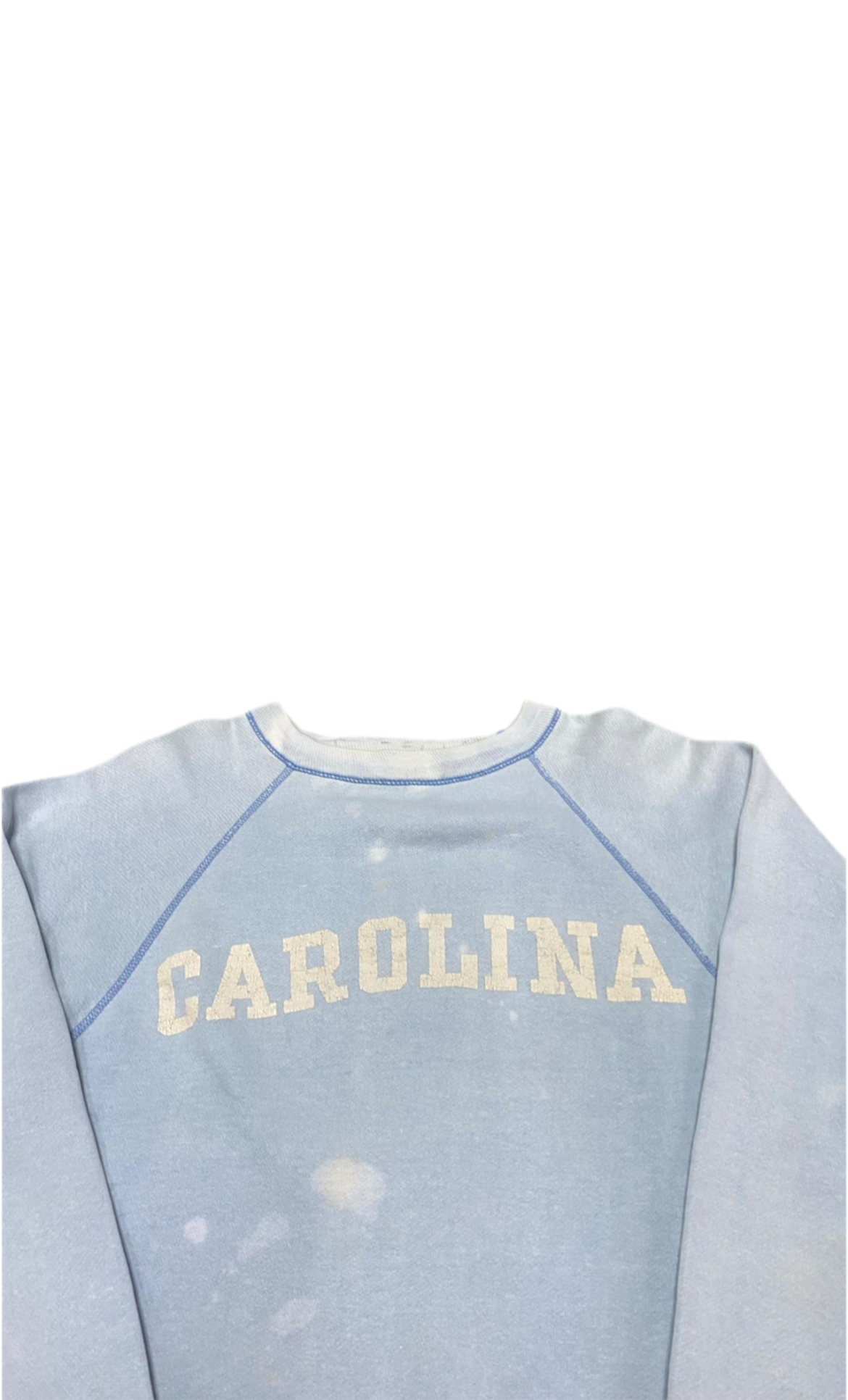 50's Champion Running Man Sun Faded Varsity Raglan