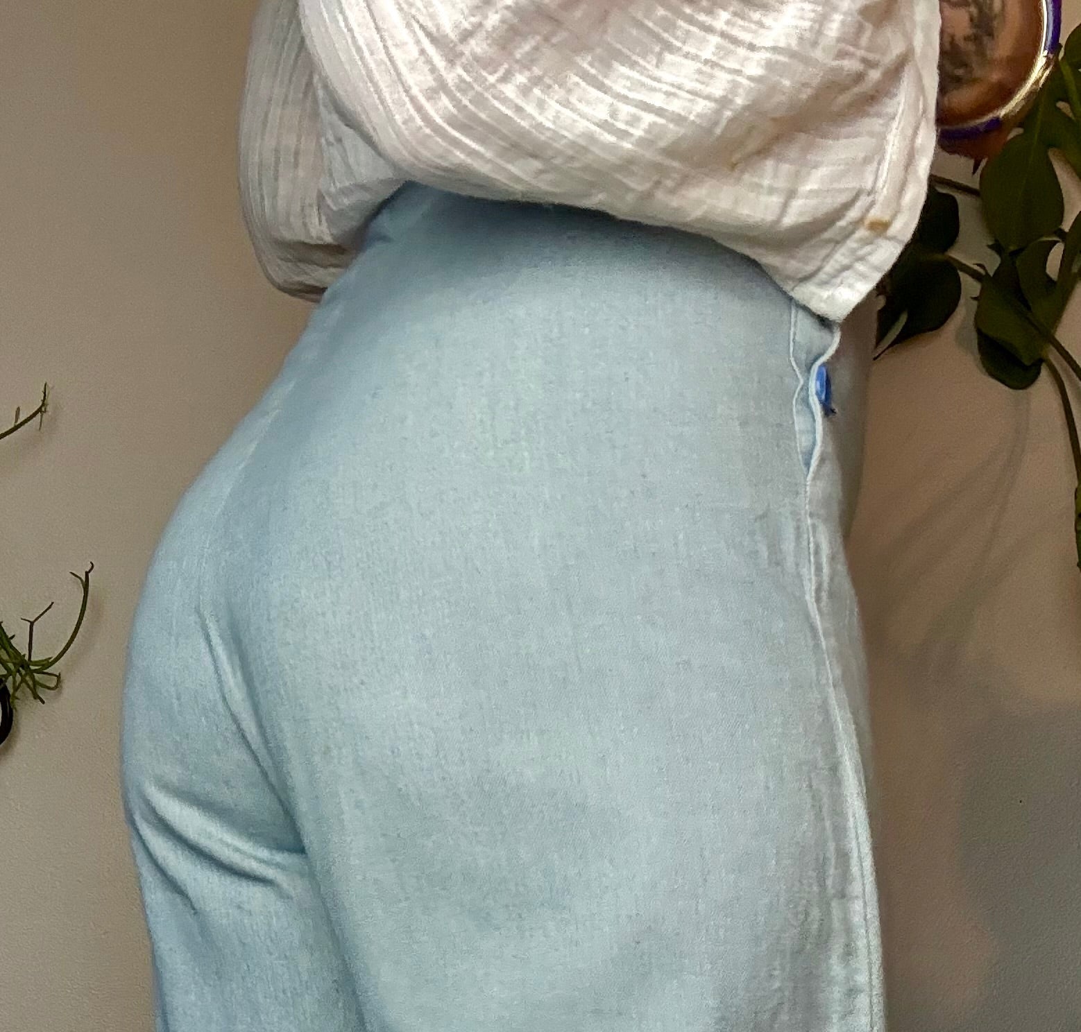 1930s 40s Erwin Blue Surf Sanforized Denim Pants (28)