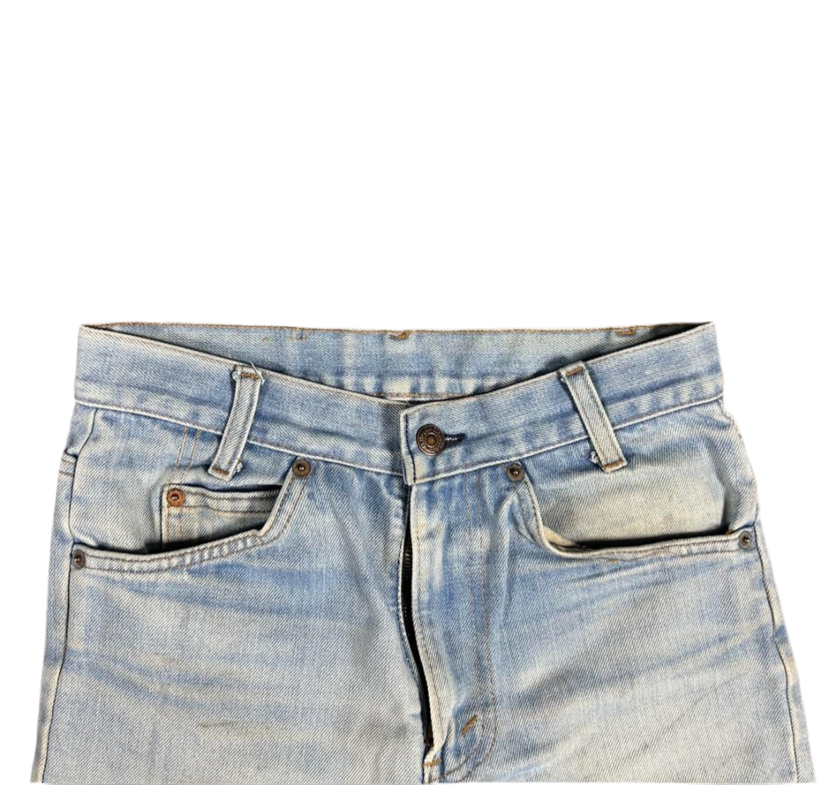 70's Levi’s thrashed orange tab jeans (28")