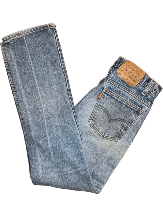 80’s 517 Levi’s Orange Tab Vintage Cowboy Cut / Flare Denim Jeans- 30”W