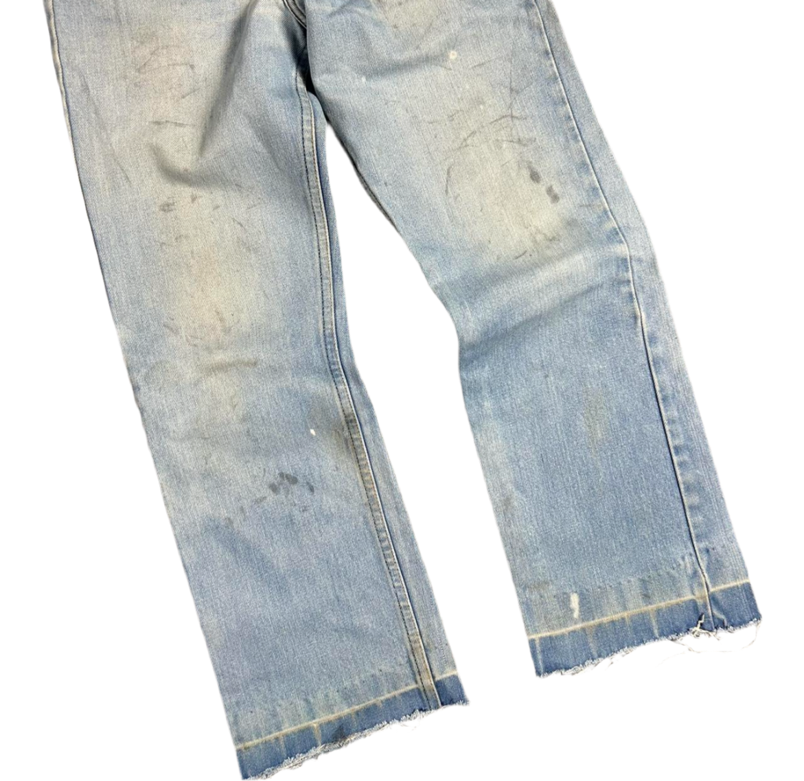 70's Levi’s thrashed orange tab jeans (28")