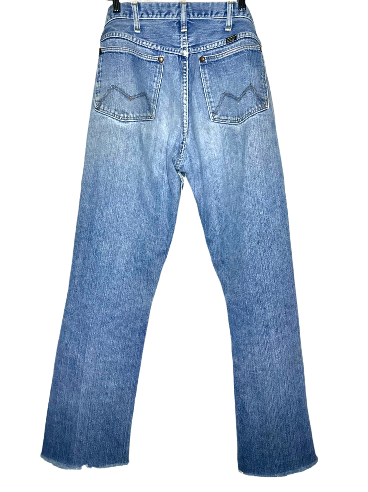 70's Maverick straight bootcut denim jeans w/ hidden rivets (30")