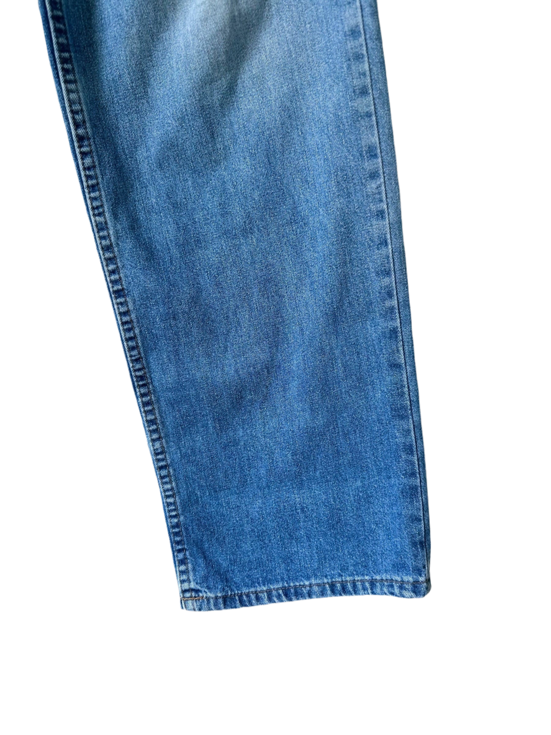 Vintage Levi’s women’s high rise wide leg denim jeans Talon zip fly (29")