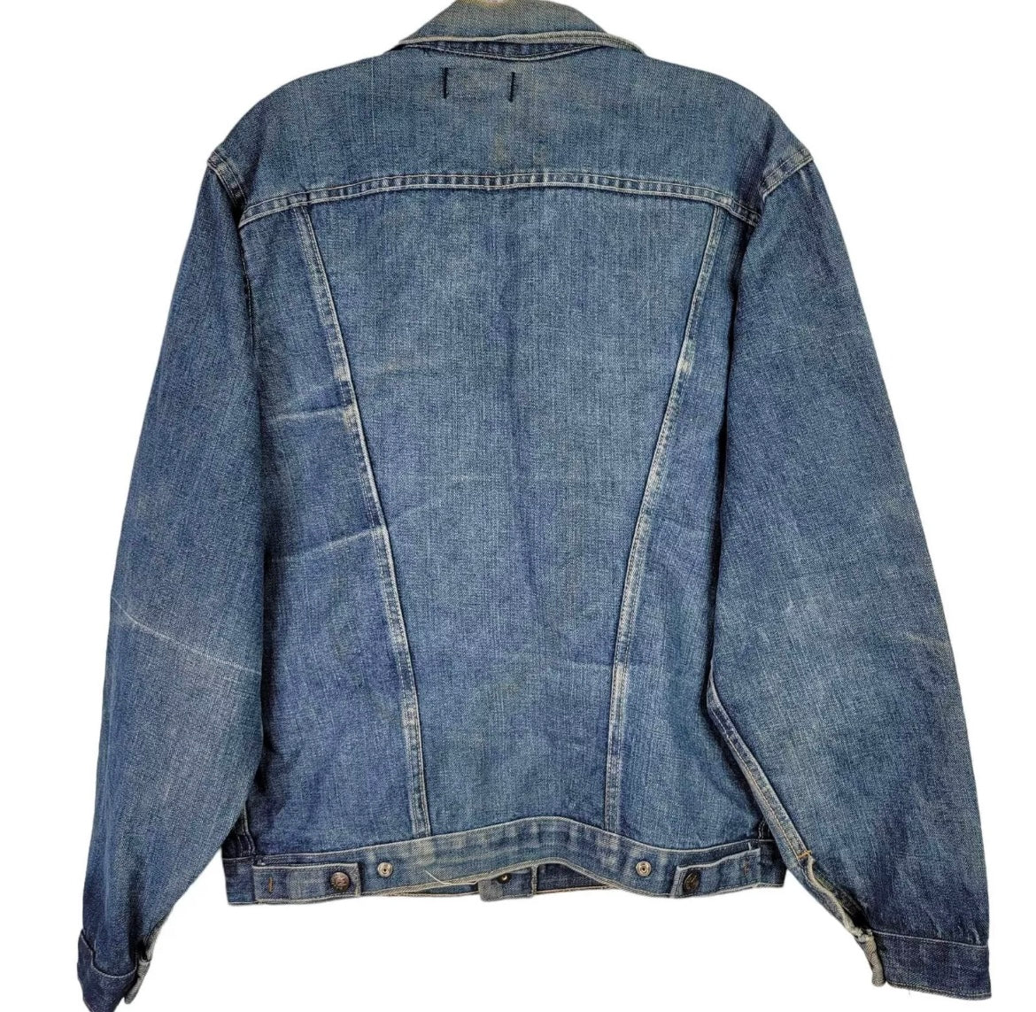 50s Madewell Sanforized Denim Trucker Jacket - L