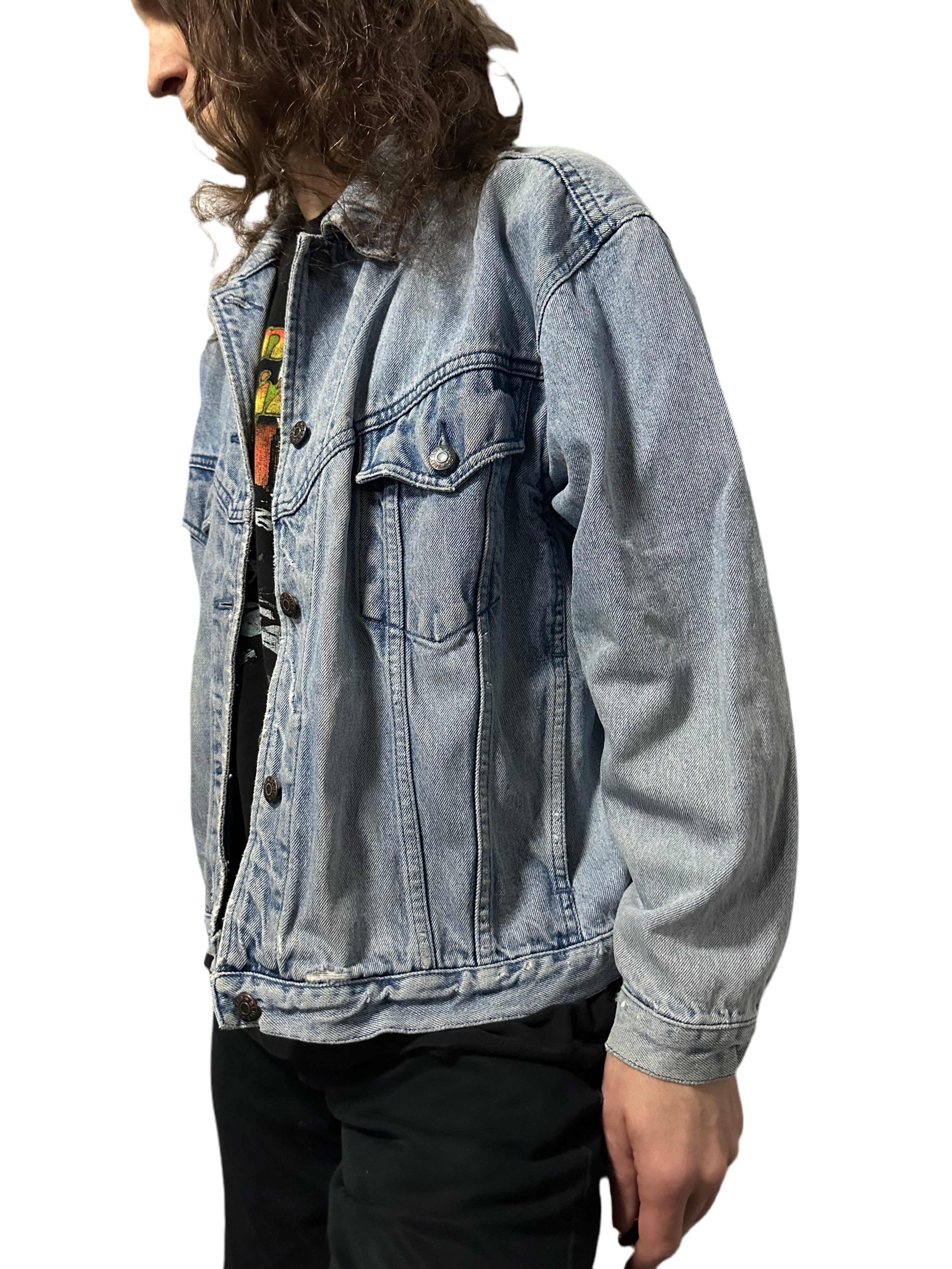 90s Mixed Blues Denim Jacket