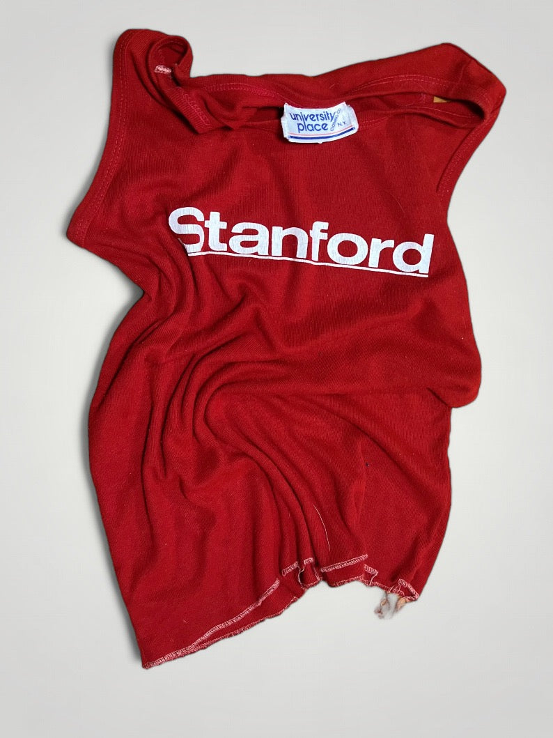 70's Stanford University single stitch sportswear Tank Top - M