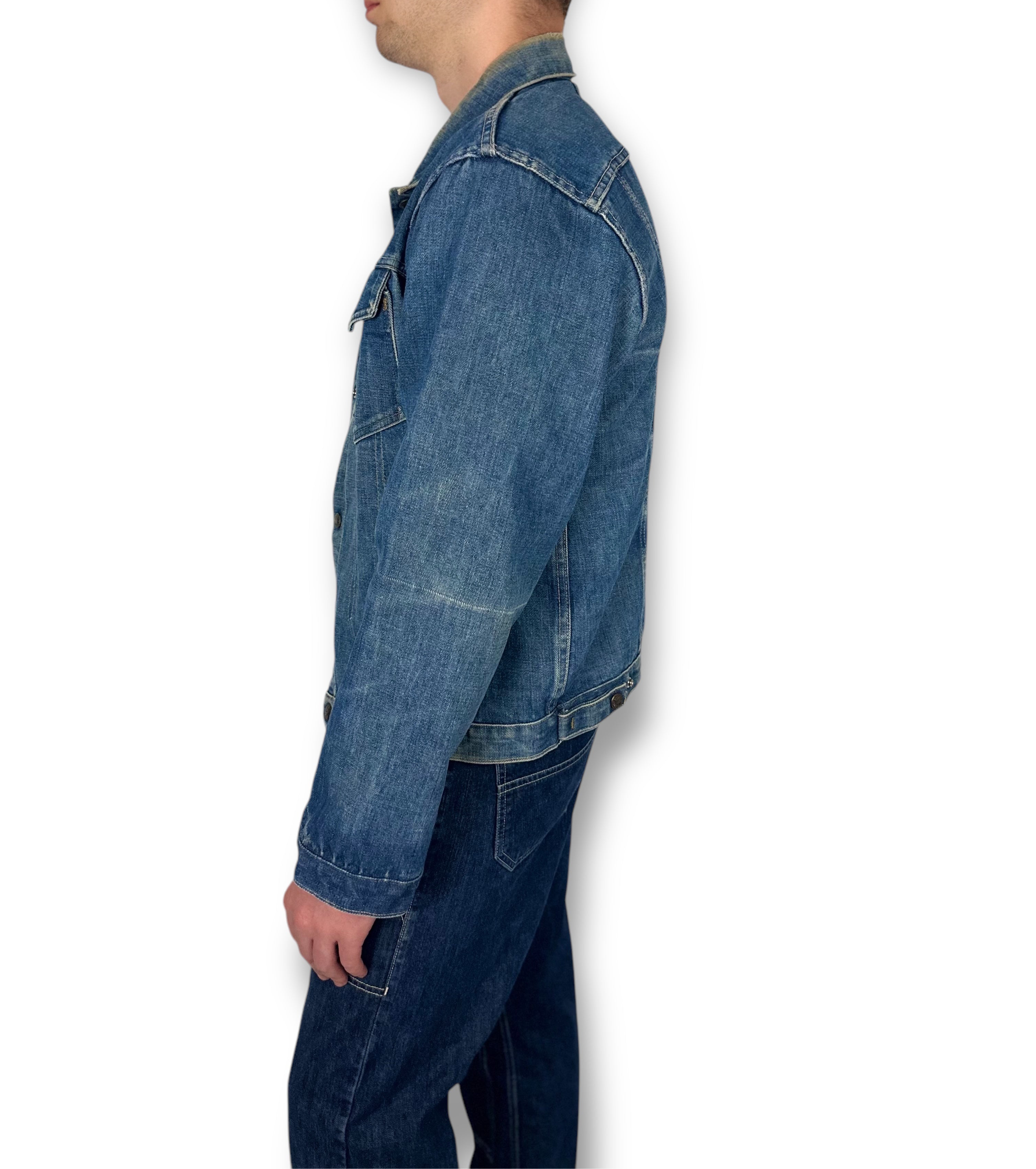50s Madewell Sanforized Denim Trucker Jacket - L