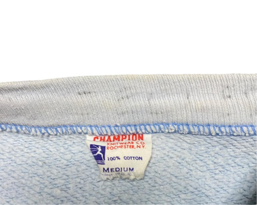 50's Champion Running Man Sun Faded Varsity Raglan