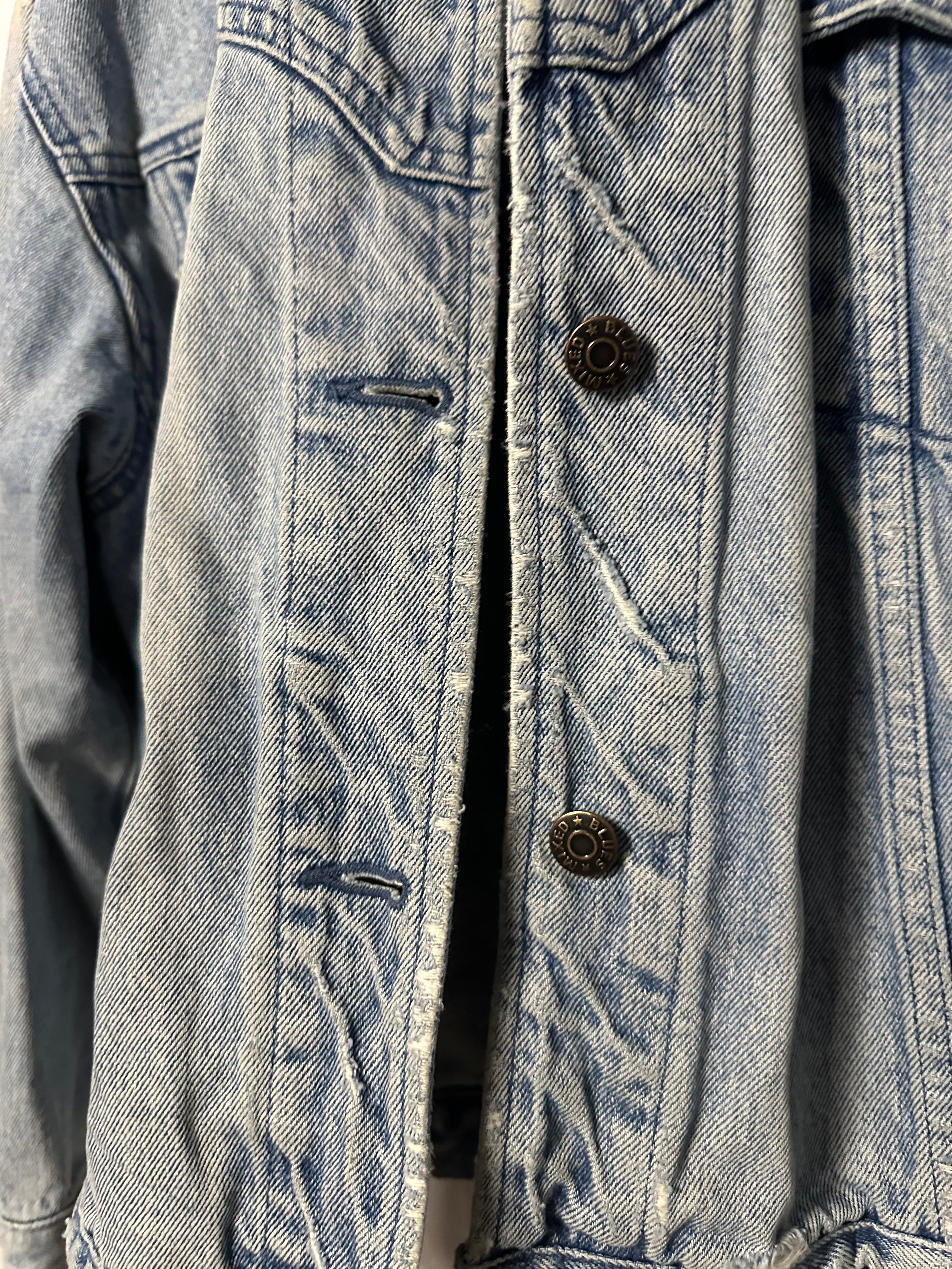 90s Mixed Blues Denim Jacket