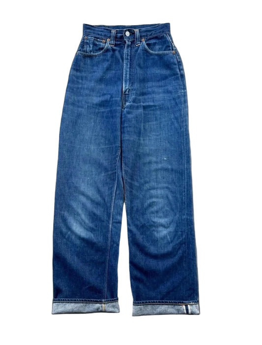 1947 Levi's 701 XX Big E V Stitch Redline Denim Jeans 26 x 29 40’s Vintage
