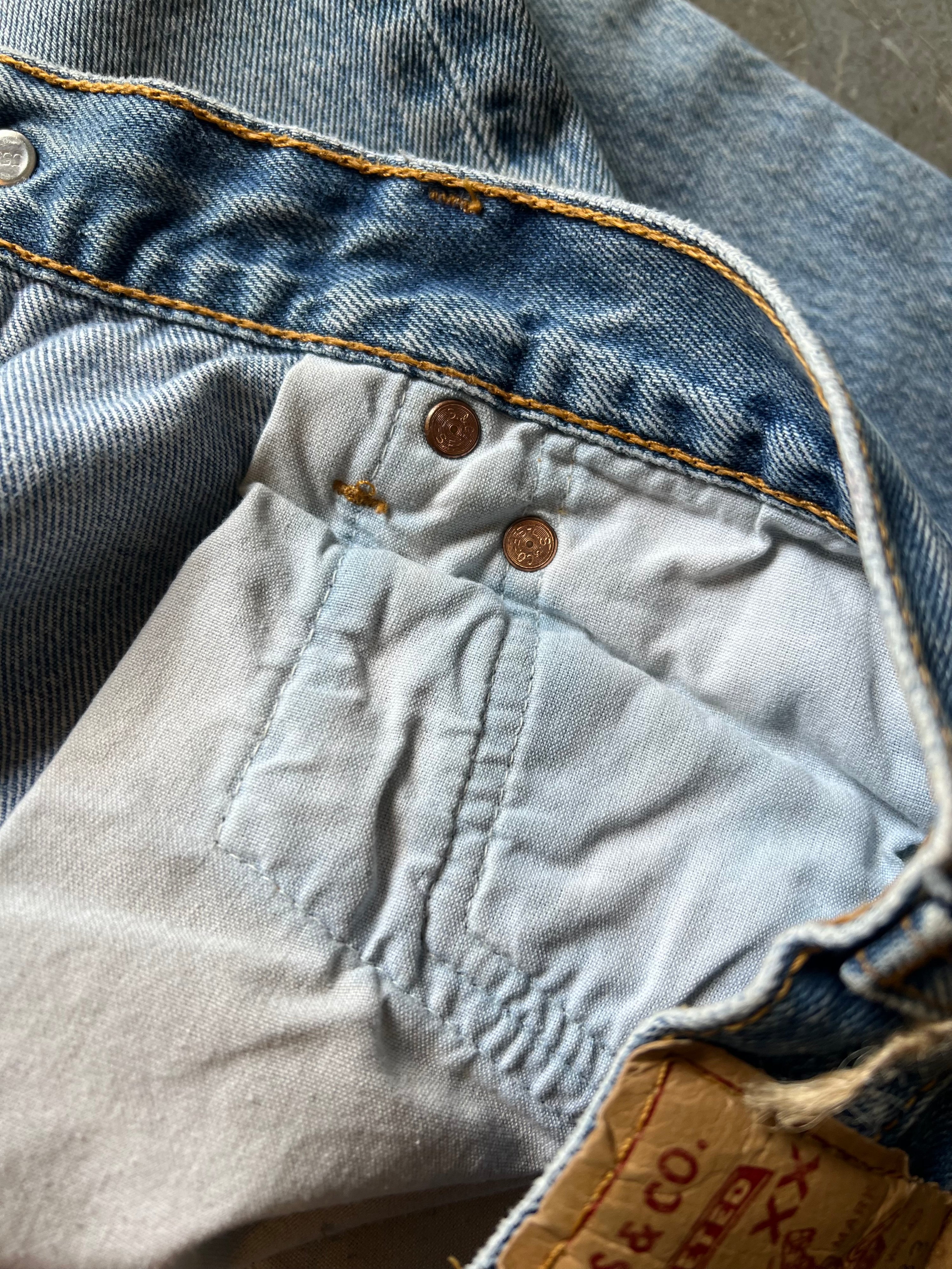 80s Levi's 501xx denim jeans