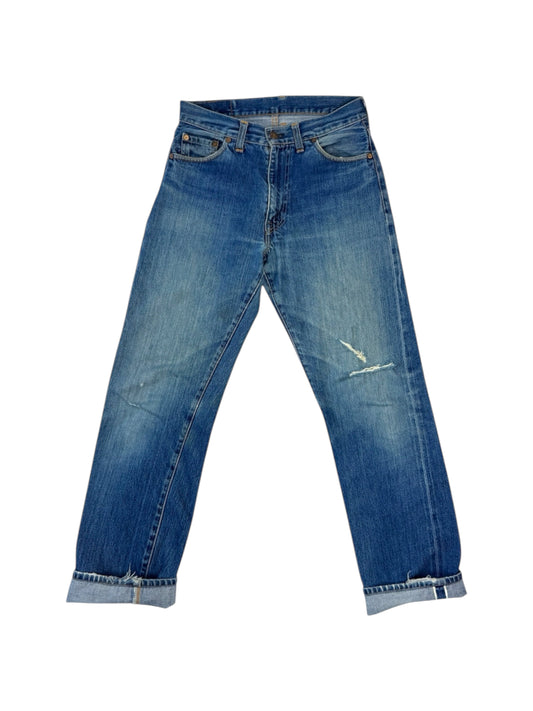 90’s Levi's 551ZXX Big E Selvedge Denim Jeans 30.5”