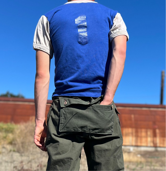 1979 Velva-Sheen faded letter tee (M)