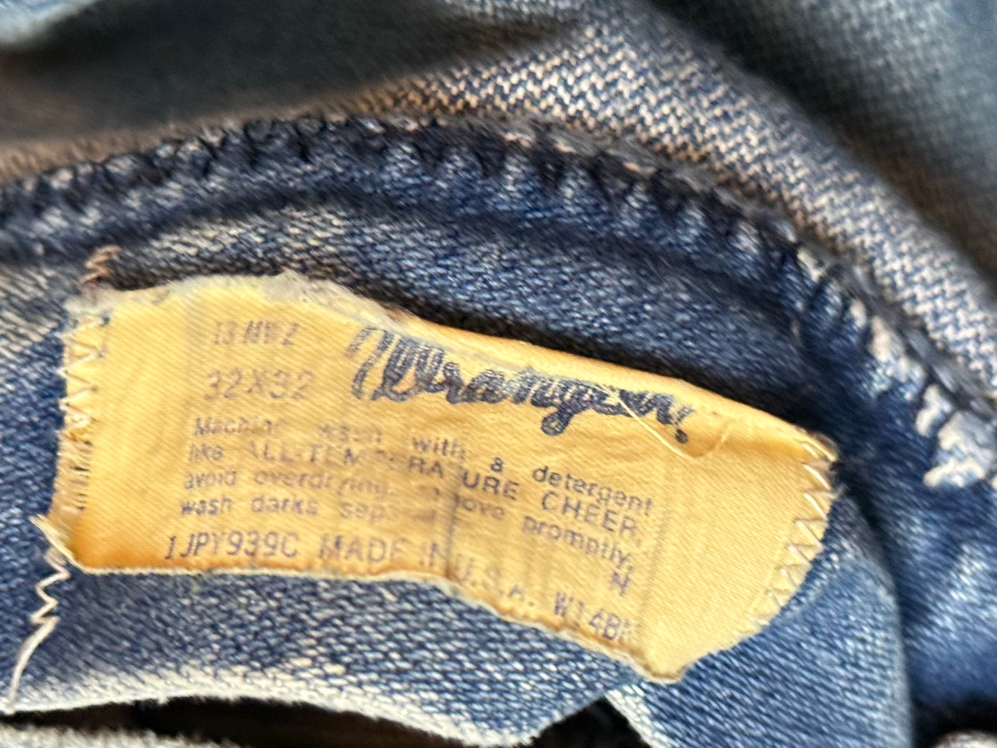 90’s Vintage Wrangler USA denim jeans 31x32