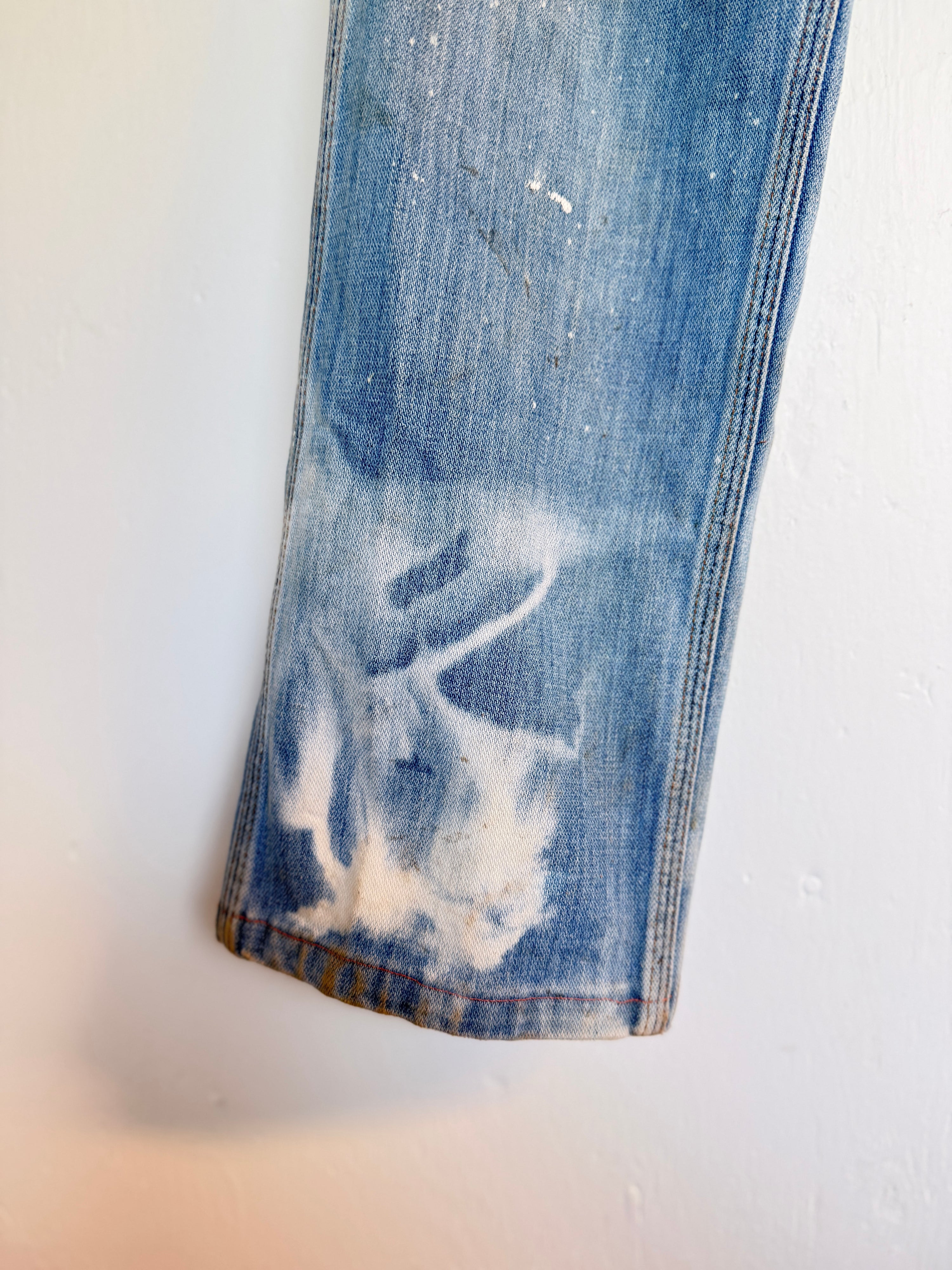 60’s 11MWZ Blue Bell Wrangler Distressed jeans