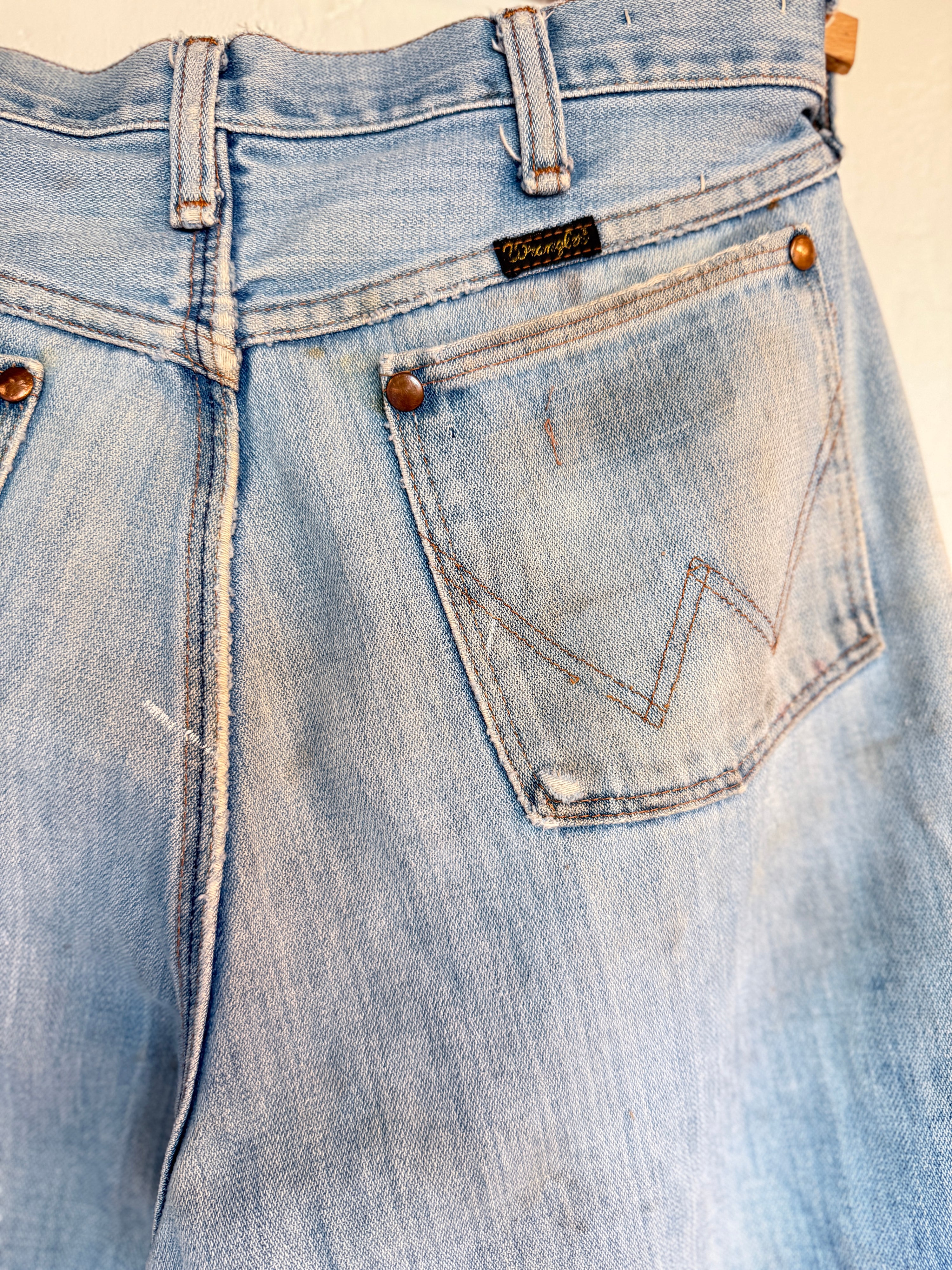 60’s 11MWZ Blue Bell Wrangler Distressed jeans
