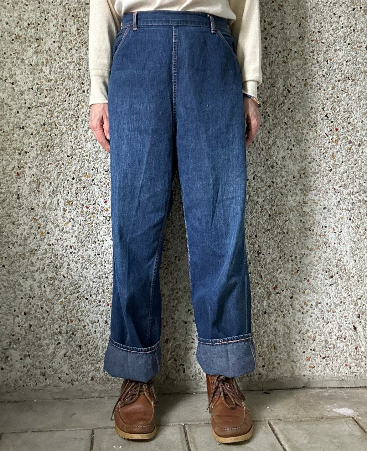 Late 40’s Blue Bell Sanforized Side Zip Denin Jeans. 30” W - Rare Collectible