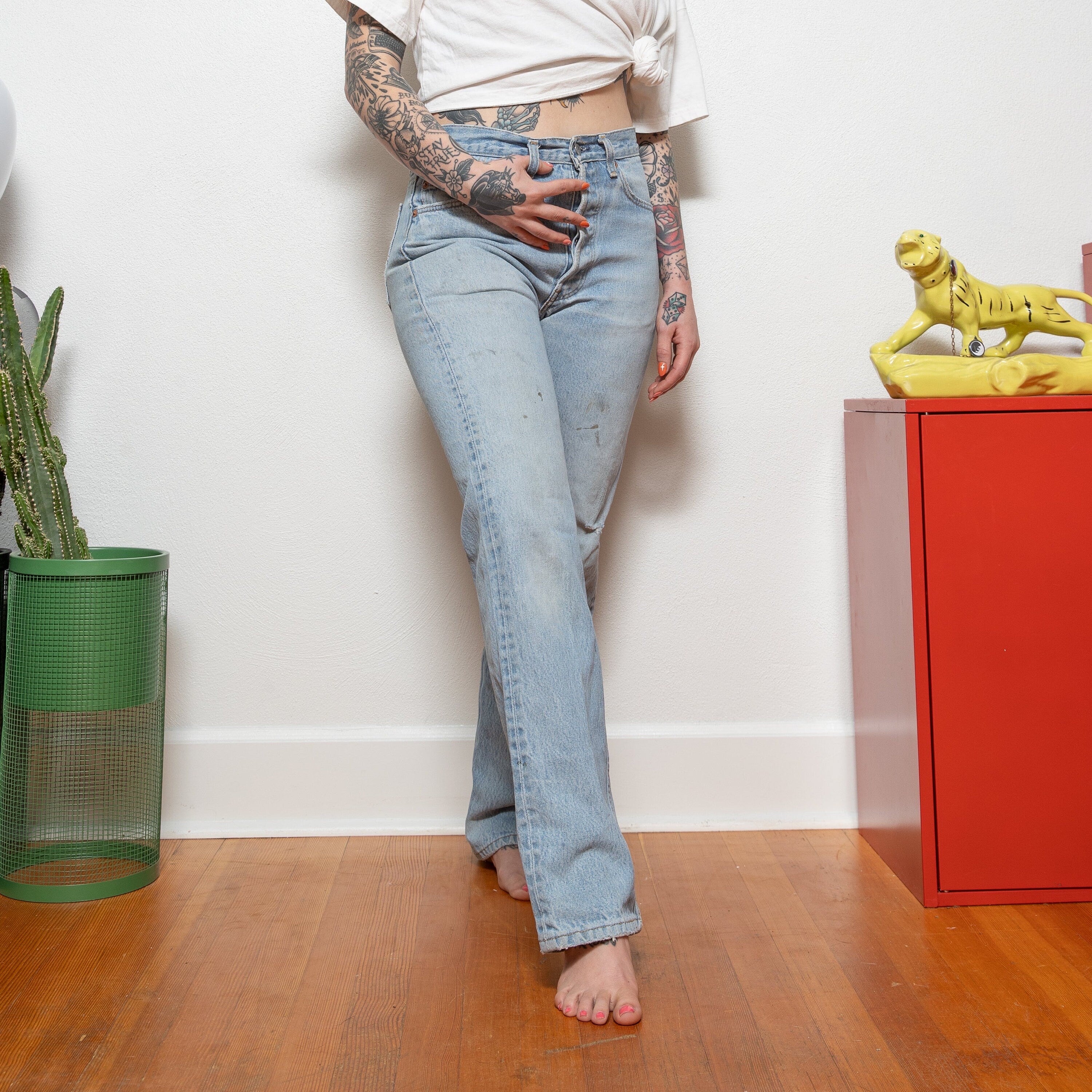 80’s 501XX Levi's Rare light wash Denim Jeans - Stunning fit on all!