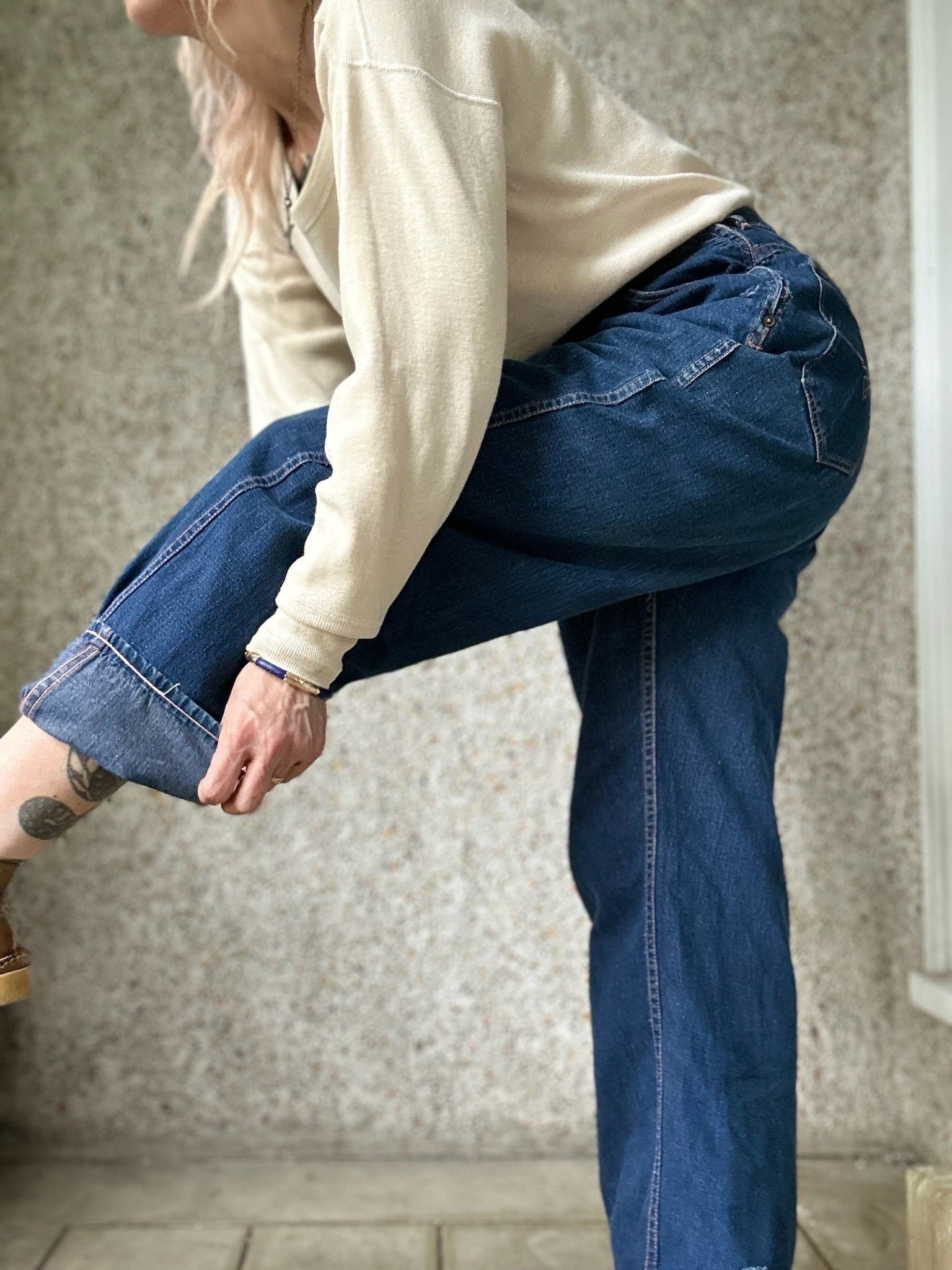 Late 40’s Blue Bell Sanforized Side Zip Denin Jeans. 30” W - Rare Collectible