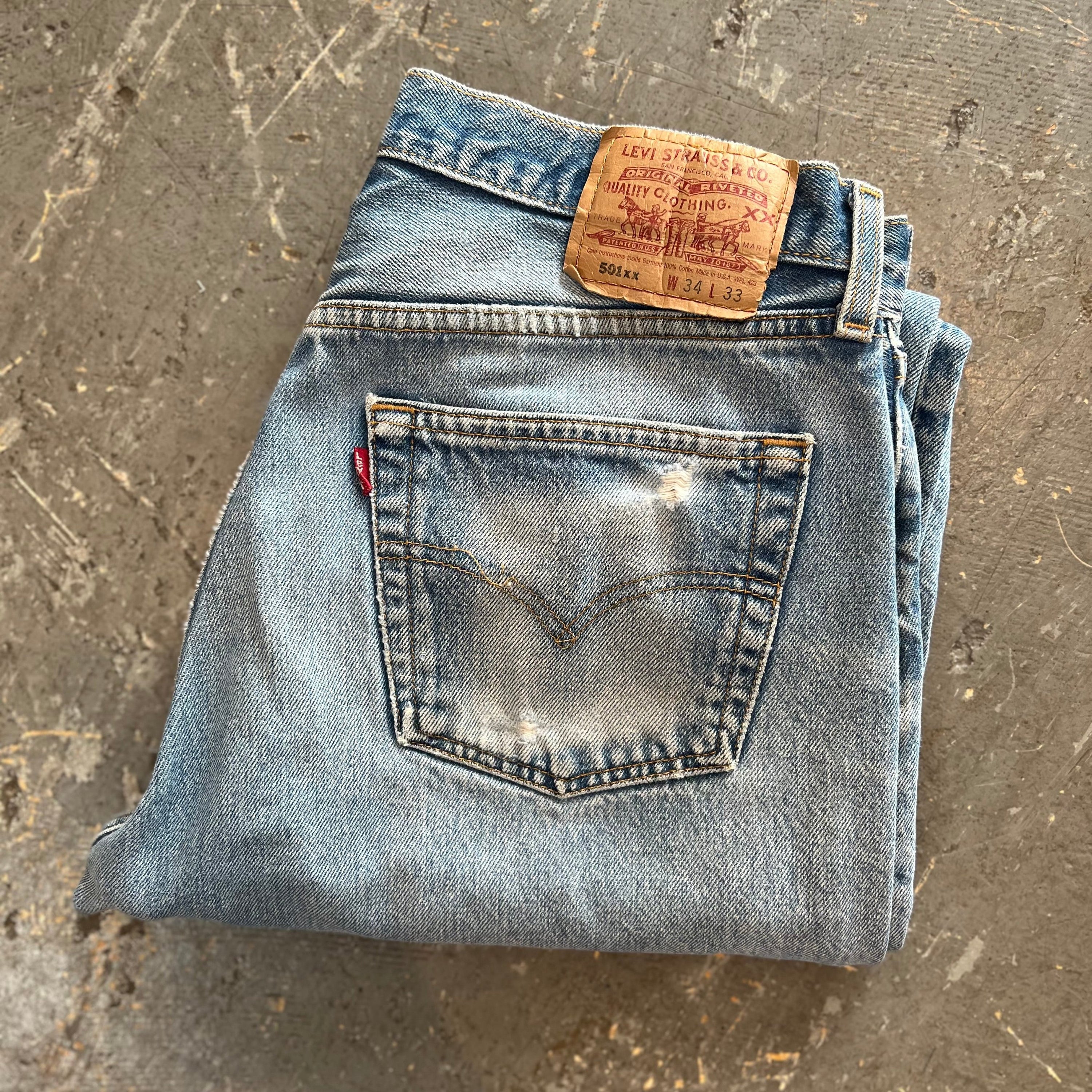 80s Levi's 501xx denim jeans (34")