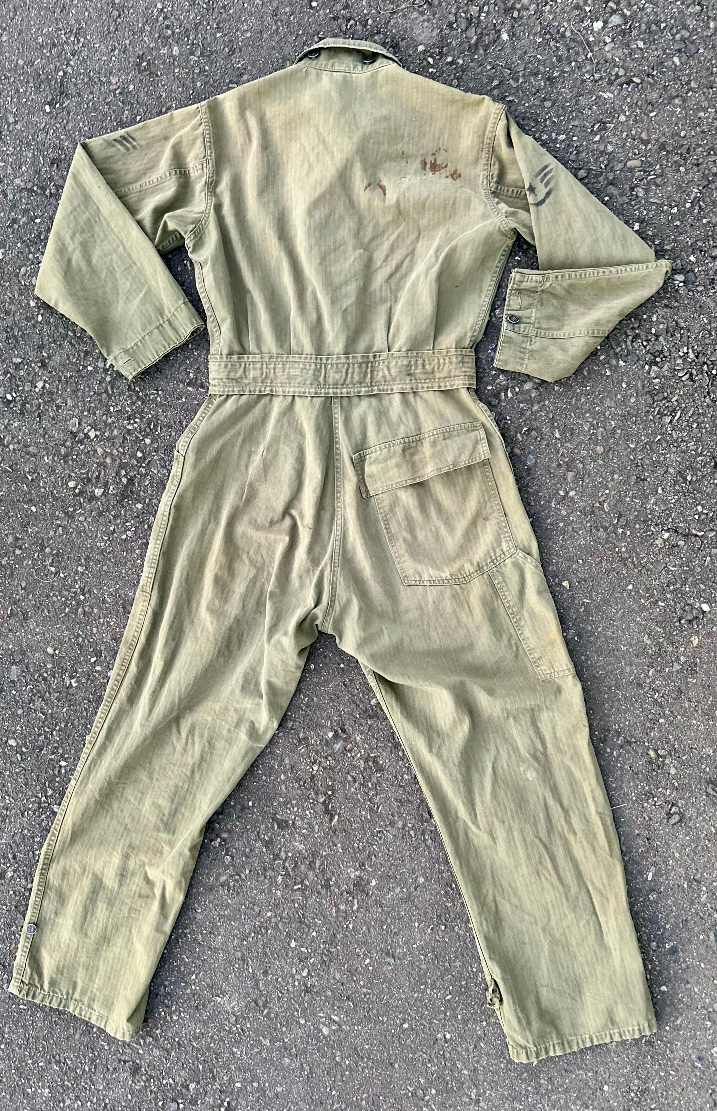 40's HBT USMC WWII belted Coveralls 13 star – Denim Dogz