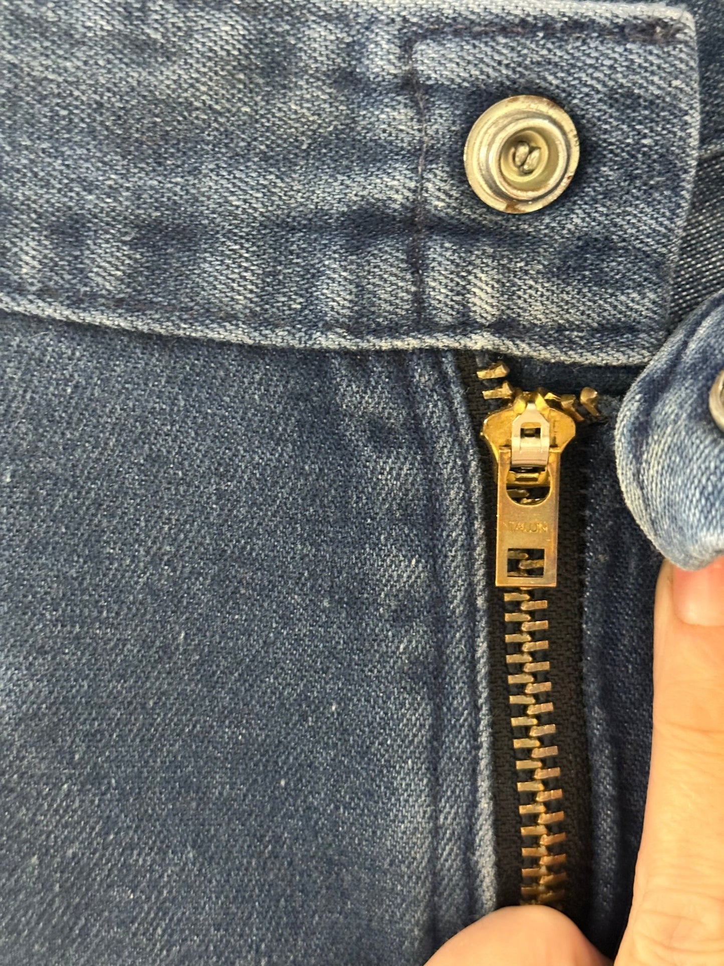 70’s Seafarer Denim Dungarees w/ Talon zipper - 30x29 - Denim Dogz